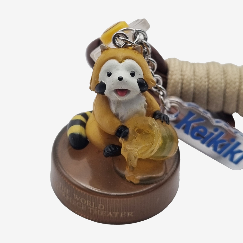 [케이키키] 카이요도 꼬마 너구리 라스칼 보틀캡 데이지 스트랩 키링 - 상세 이미지 3