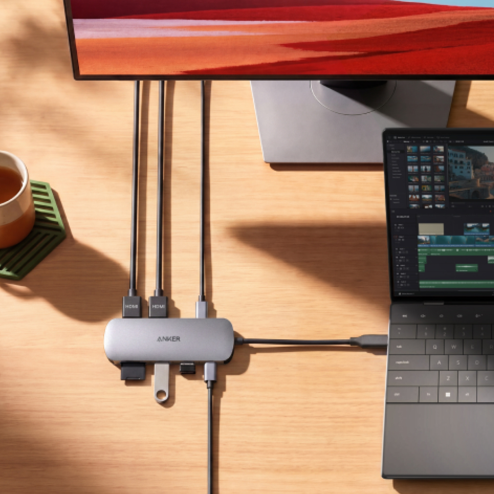 앤커 나노 USB-C 8-in-1 듀얼 디스플레이 허브 A210B 이미지 6