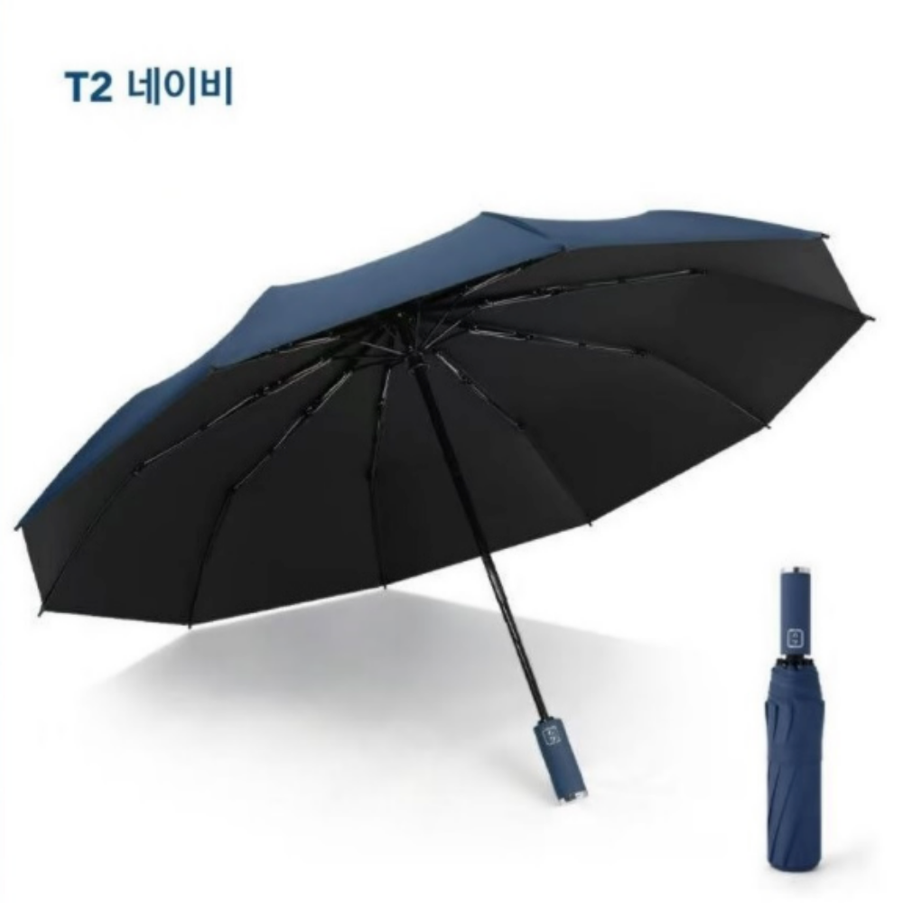 3단 원터치 자동 접이식 UV 자외선 차단 우양산 휴대용 암막 양산 우산 - 상세 이미지 3