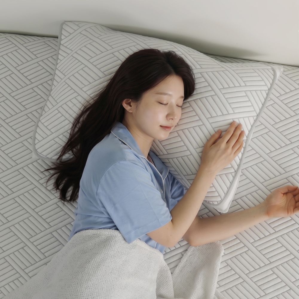 쇼핑의서 아이스 에어매쉬 냉감패드 그레이, Q(퀸) - 상세 이미지 2