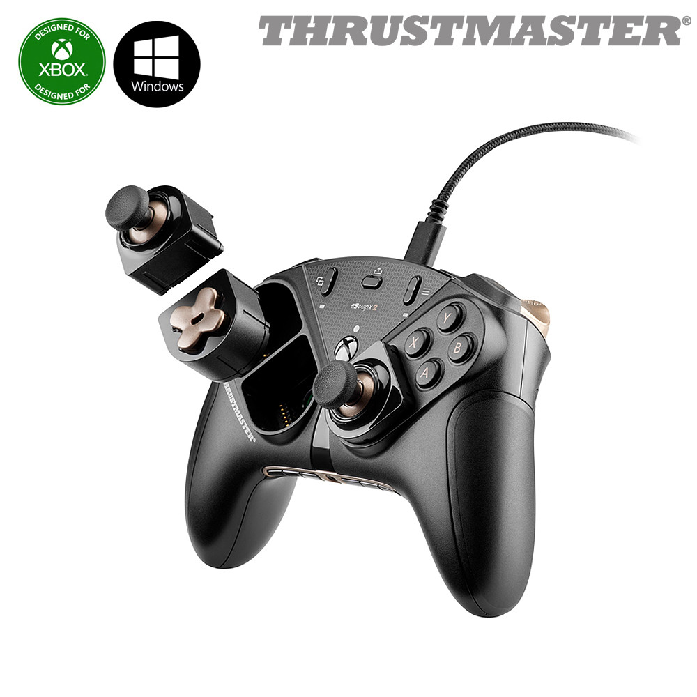 트러스트마스터 eSWAP X2 PRO 컨트롤러 (XBOX/PC) 레이싱 게임패드 조이스틱 운전 게임 장비 - 상세 이미지 2