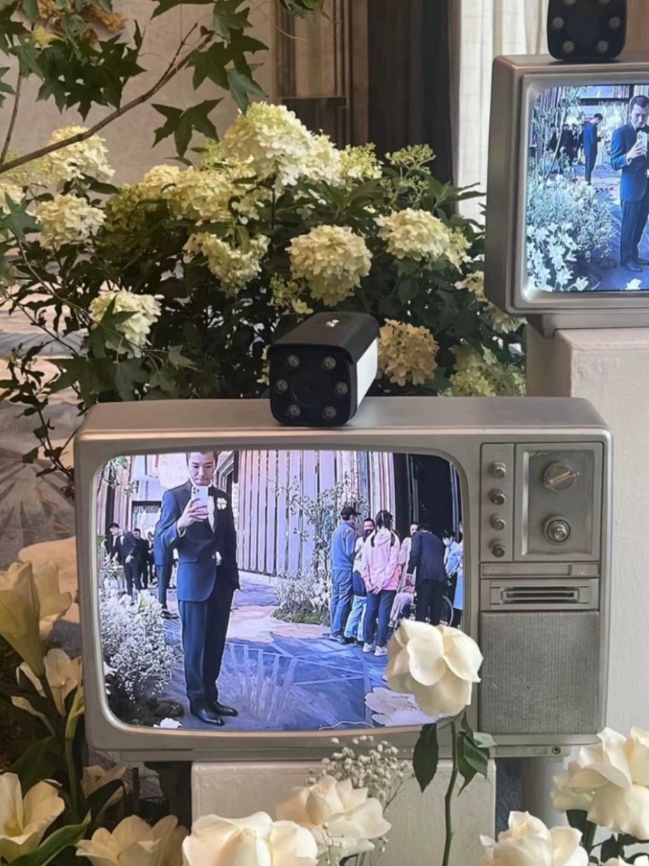 레트로TV 카메라 촬영소품 빈티지 포토존 인테리어 장식품 14인치TV+카메라 USB 듀얼 안테나 - 상세 이미지 2
