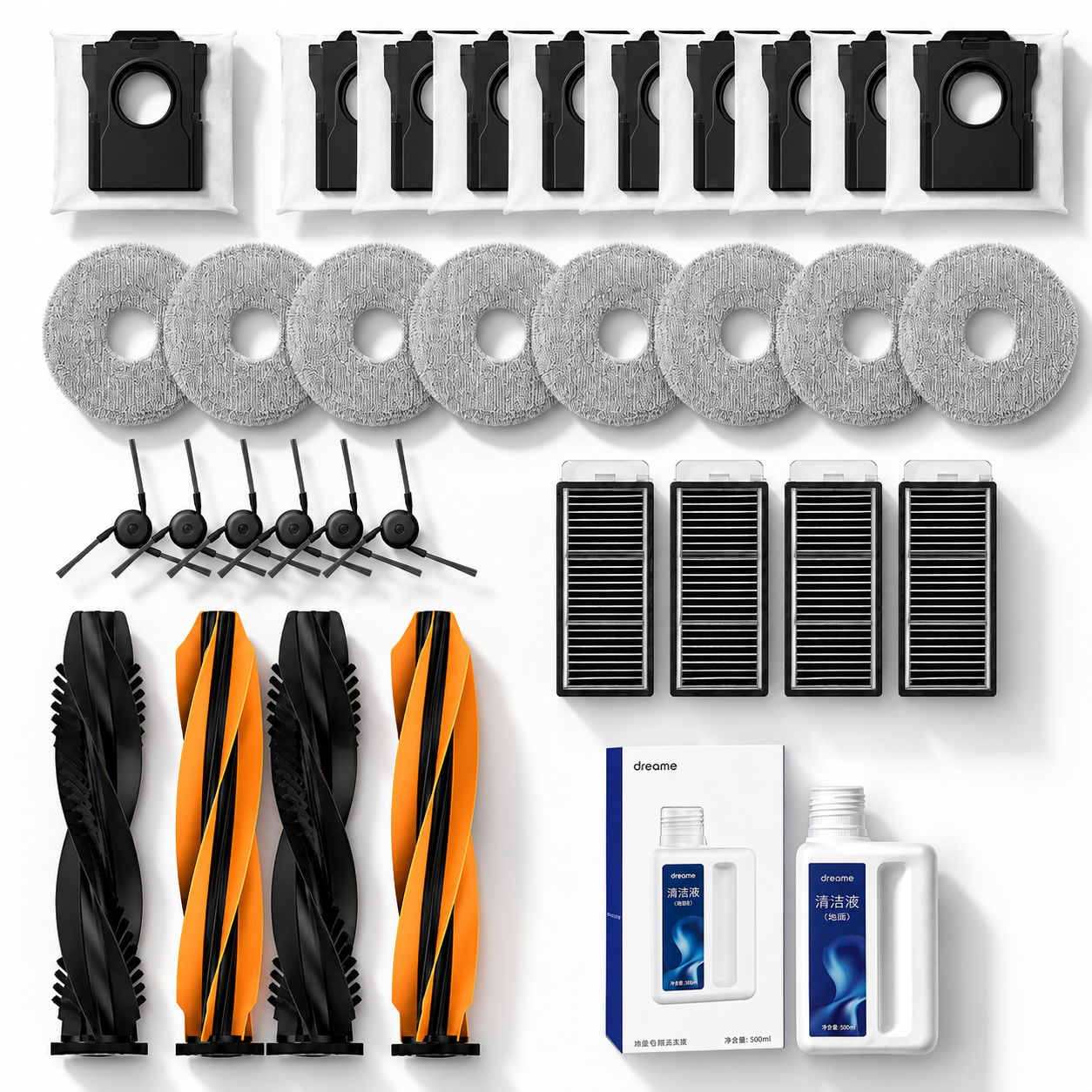 [호환] 드리미 L40s Pro Ultra 소모품 세제 걸레 1년세트 - 상품 이미지
