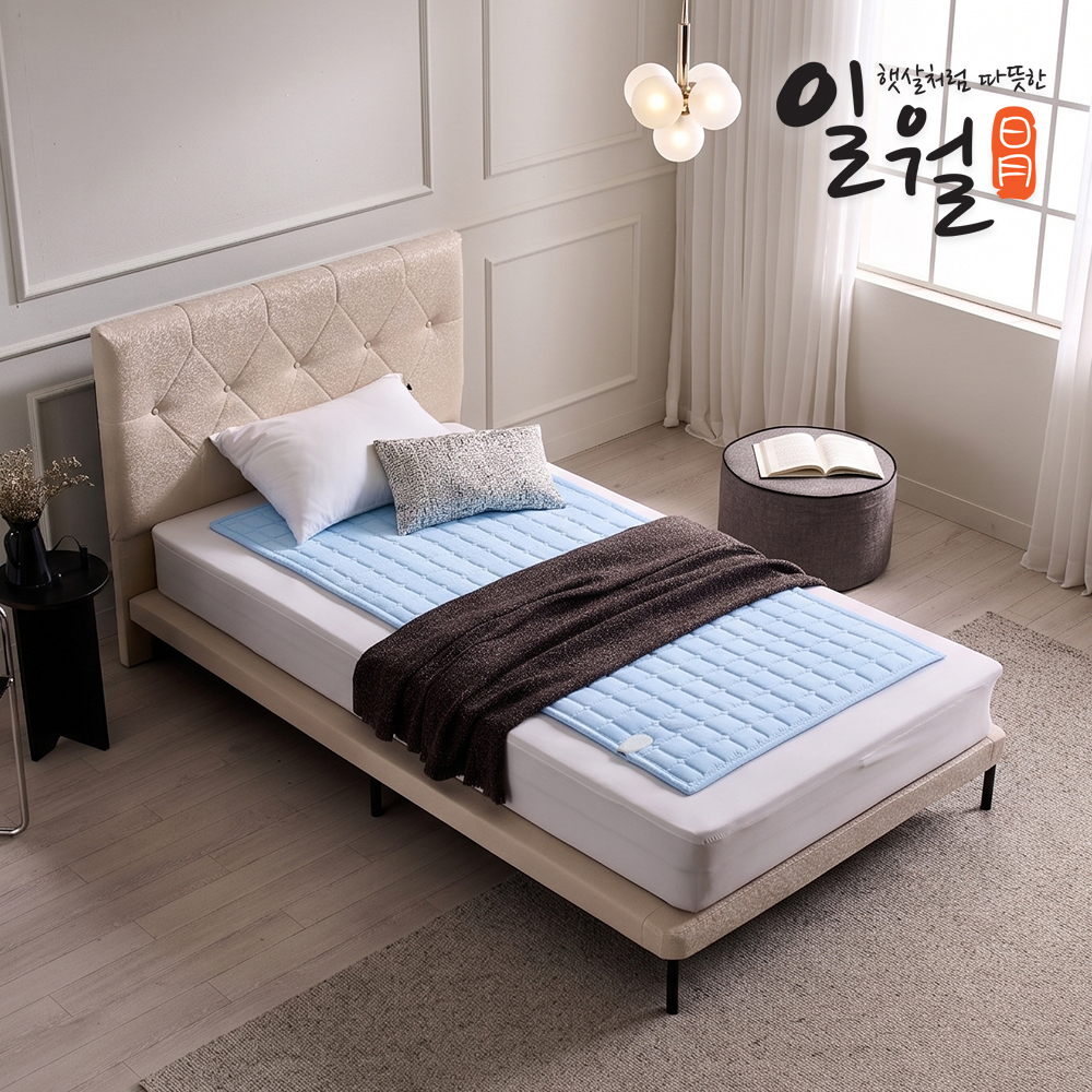 일월 전기매트 멜로우 코튼 초절전형 워셔블 탄소 카본매트 싱글 3color 이미지 6