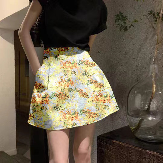 펌킨스커트 항아리 벌룬 여름 펌킨 호박치마 발레코어룩 미니스커트 밴딩 치마 블랙 XS - 상세 이미지 2