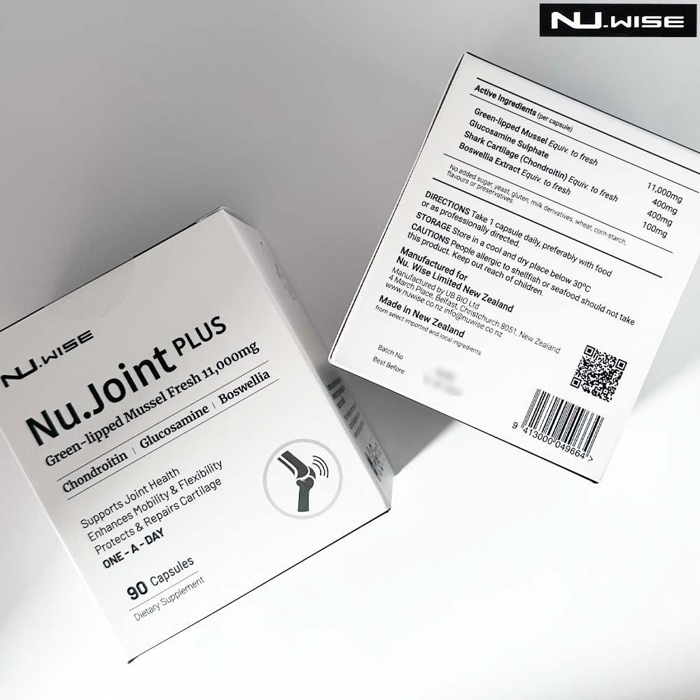 뉴질랜드 뉴와이즈 뉴 조인트 플러스 초록입홍합 11000mg 90 캡슐 글루코사민 이미지 6