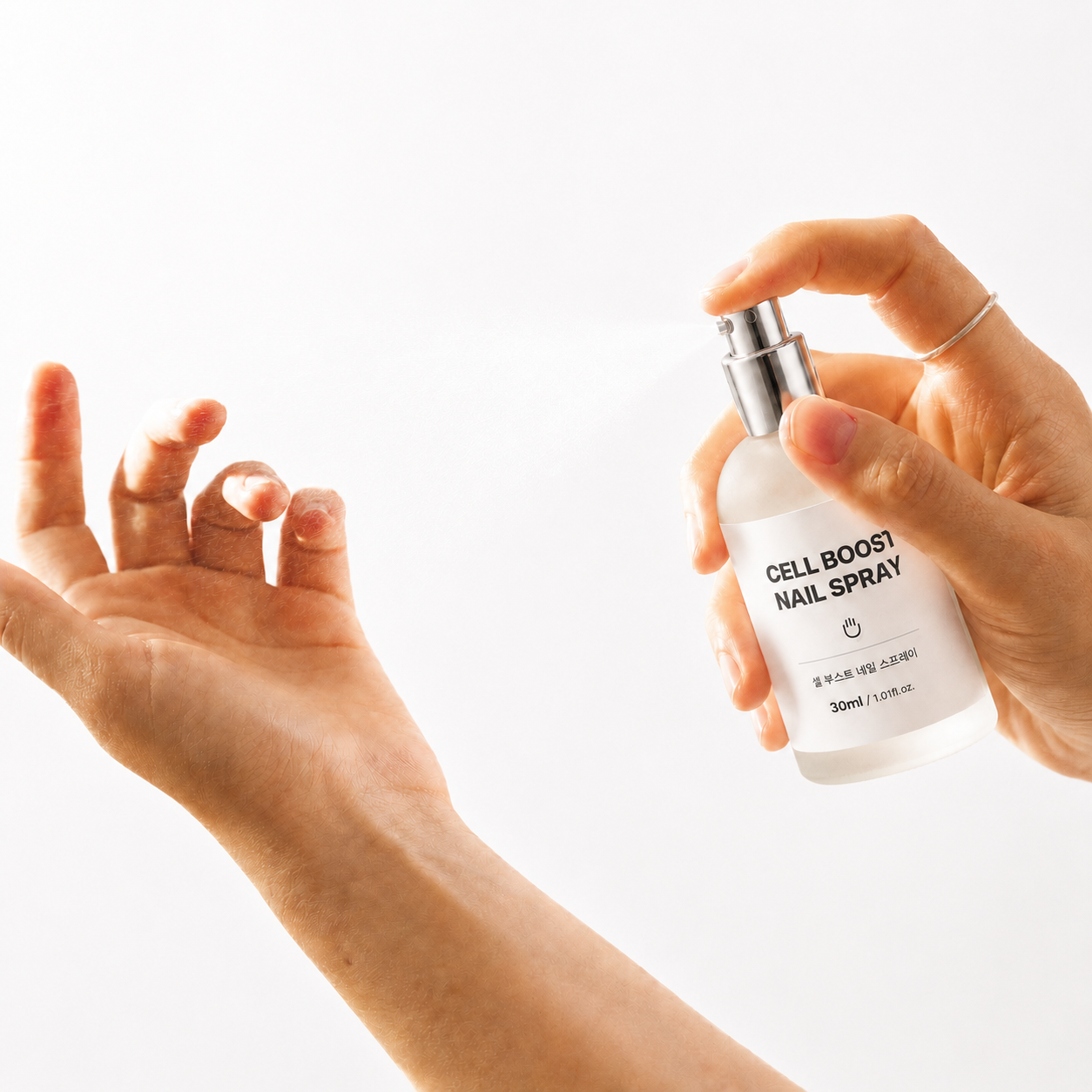 큐어유 셀 부스트 네일 케어 스프레이 뿌리는 손톱영양제 손톱강화제 30ml - 상세 이미지 5