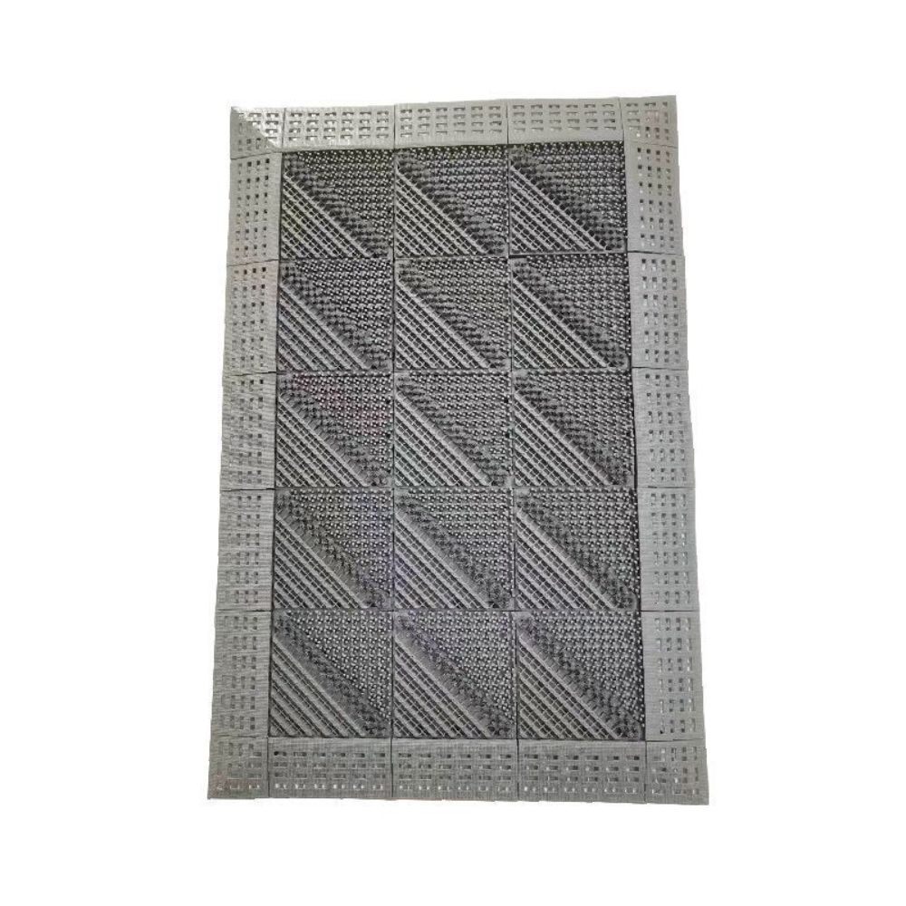 외부바닥매트 카페트 출입구 업소용 사무실 발판 현관 입구 그레이 60cmx105cm - 상품 이미지