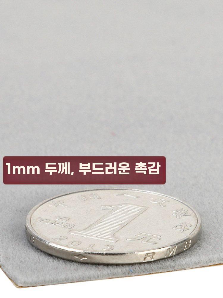 벨벳띠 테이프 공예 리폼 강력 접착 다용도 스티커 검정색 폭 1.5cm 1미터당 가격 - 상세 이미지 4