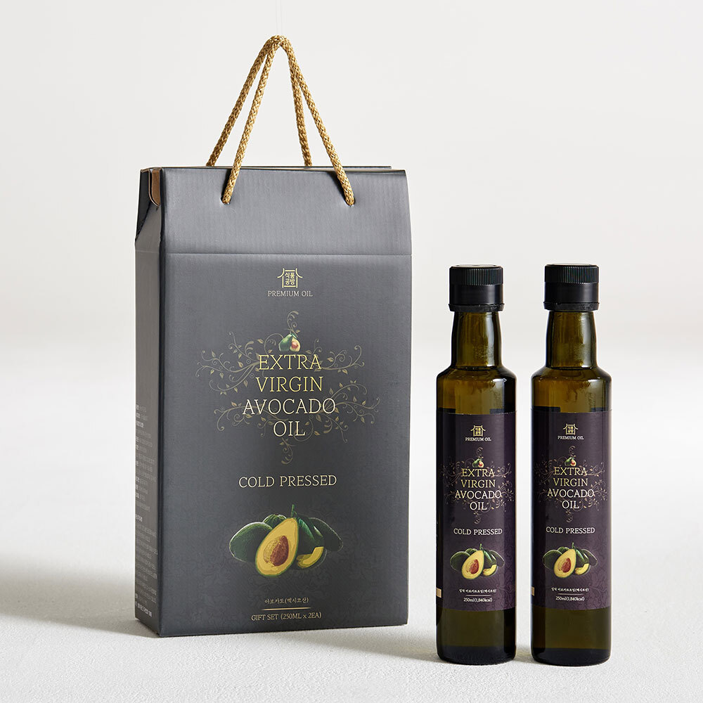 멕시코산 HASS품종 엑스트라버진 아보카도오일 선물세트 (250mlx2병) 명절선물 답례품 - 상세 이미지 2