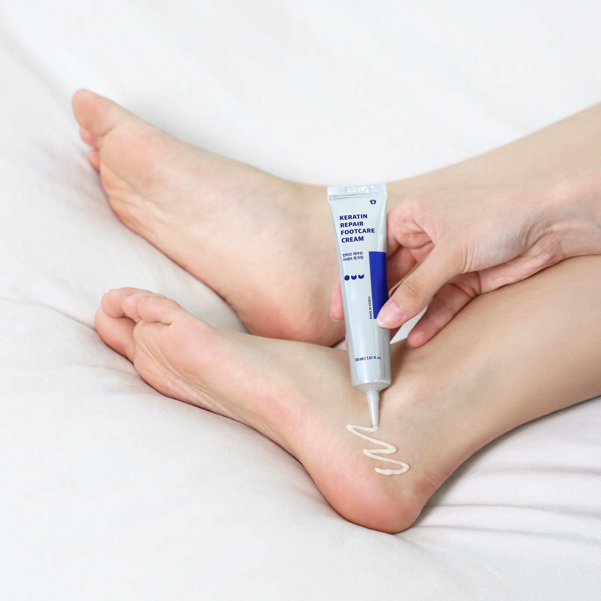 인버브 케라틴 리페어 풋크림 30ml 발바닥 뒤꿈치 굳은살 케어 발각질제거 보습 영양 - 상품 이미지