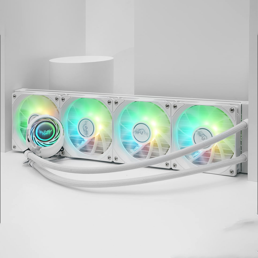 발키리 C480 ARGB 수냉 CPU 쿨러 화이트 - 상품 이미지