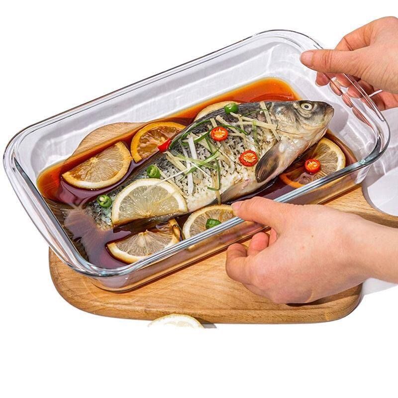 오븐용그릇 내열 접시 그라탕 팬 대형 베이킹 직사각 1.6L - 상세 이미지 5