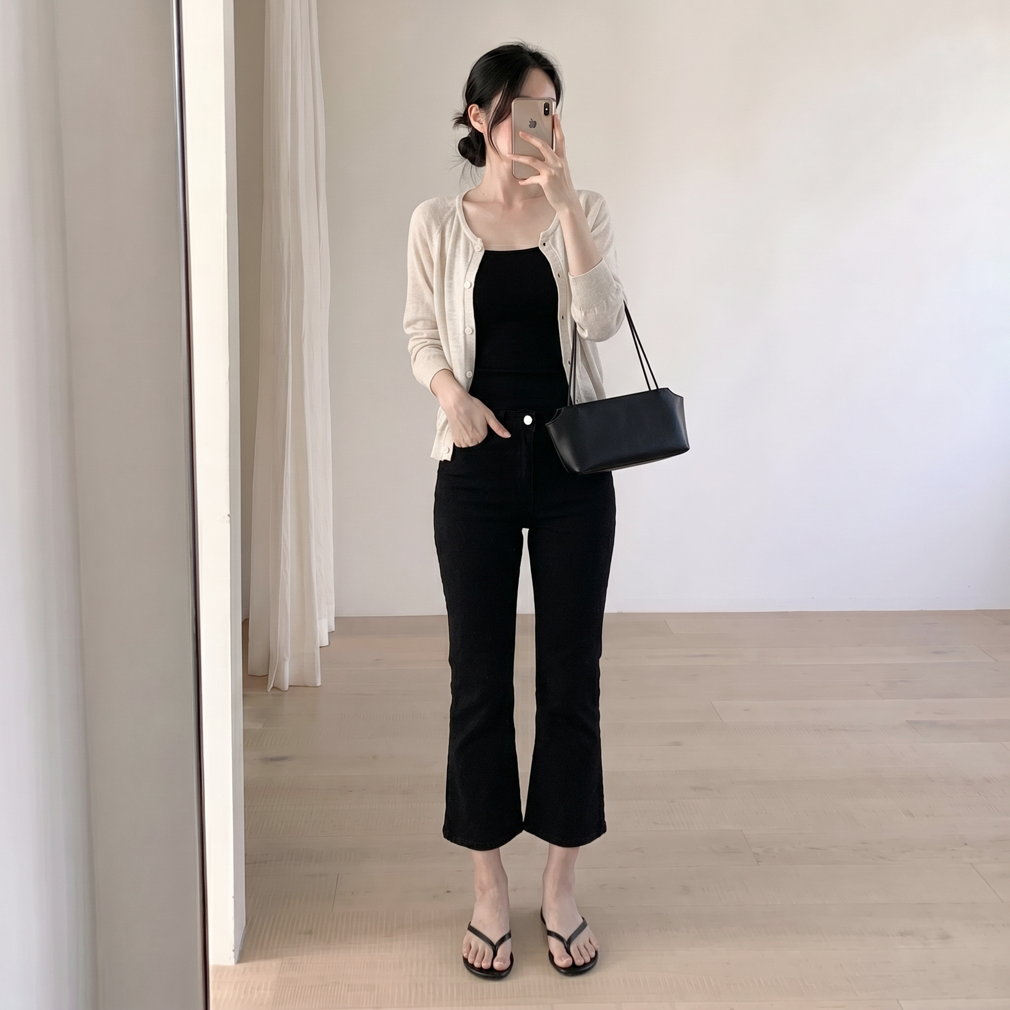 카프리팬츠 카프리바지 바이커팬츠 8부바지 - 상세 이미지 5