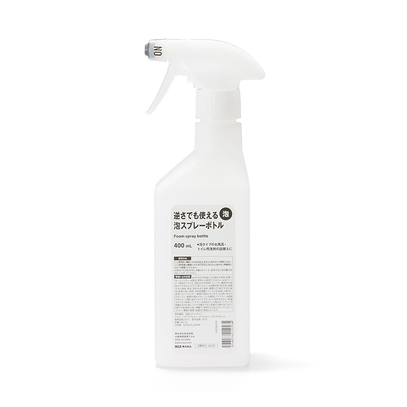 무인양품 거꾸로 해도 사용할 수 있는 거품 스프레이 보틀 400ml - 주방·식기 - 하카타몰