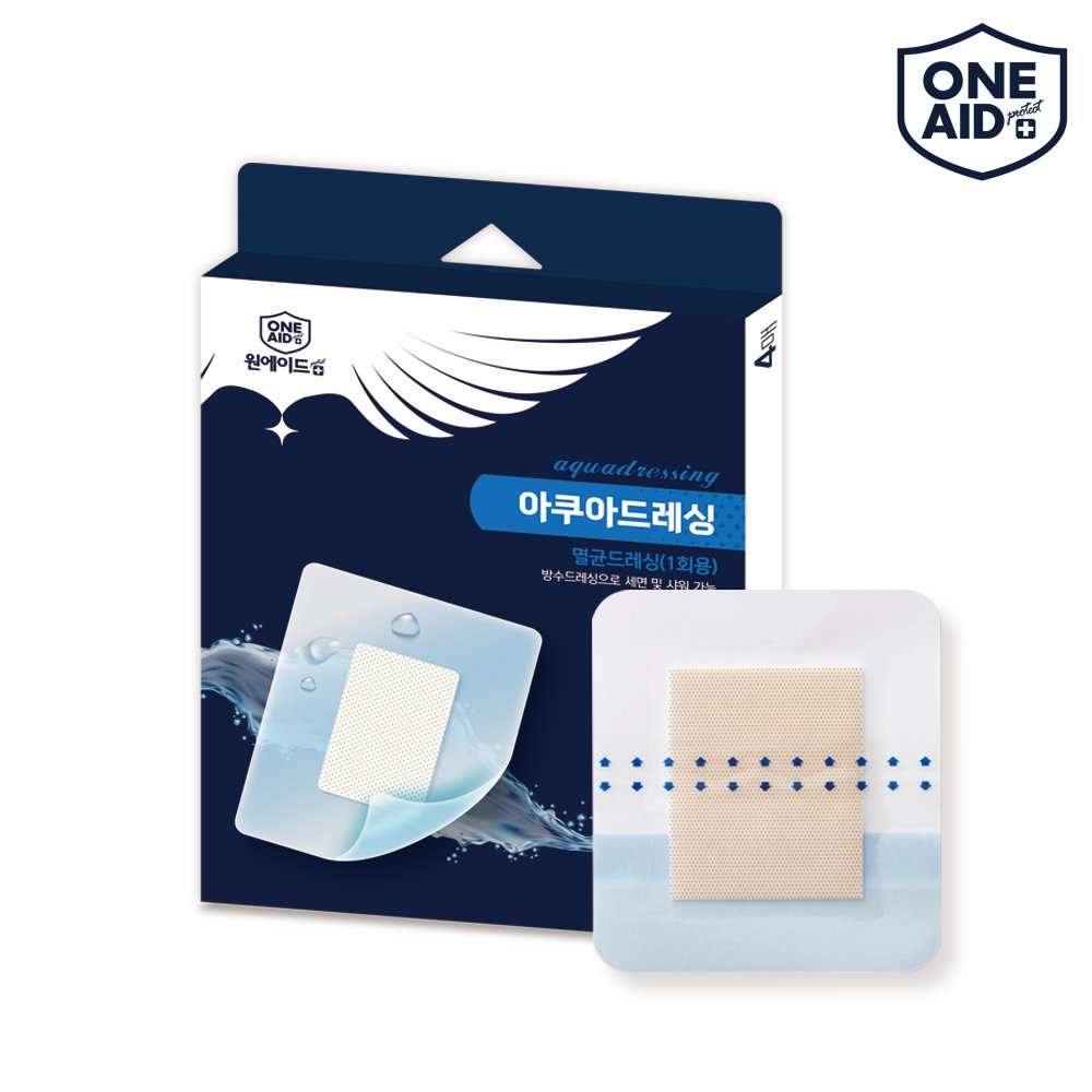 원에이드 아쿠아드레싱 방수밴드 필름 드레싱 상처 방수반창고 저자극 멸균밴드 - 상품 이미지