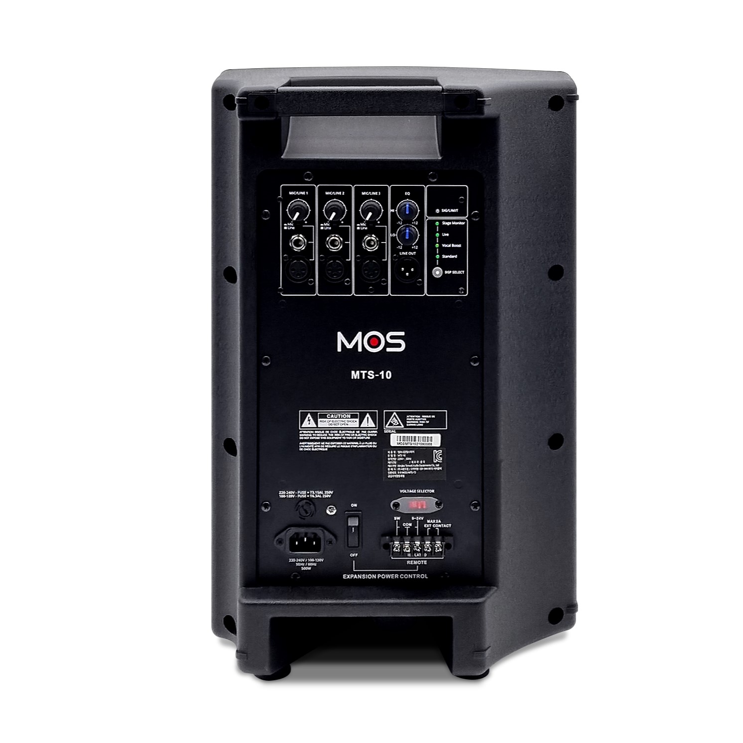 MOS MTS-10 모스 액티브 스피커 2000W 원격제어 무대 공연 PA - 상세 이미지 3