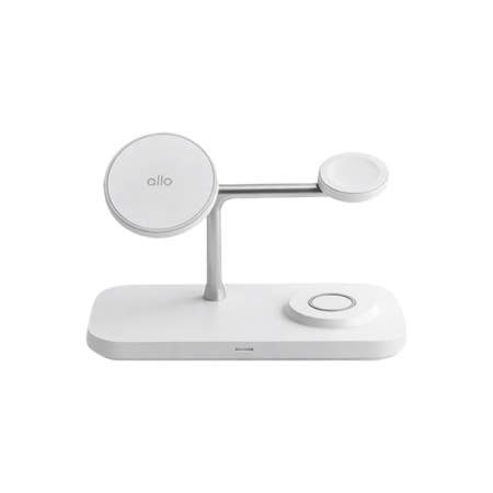 알로코리아 UC320WQi2 3in1 20W Qi2 고속 무선 충전기 거치대 화이트