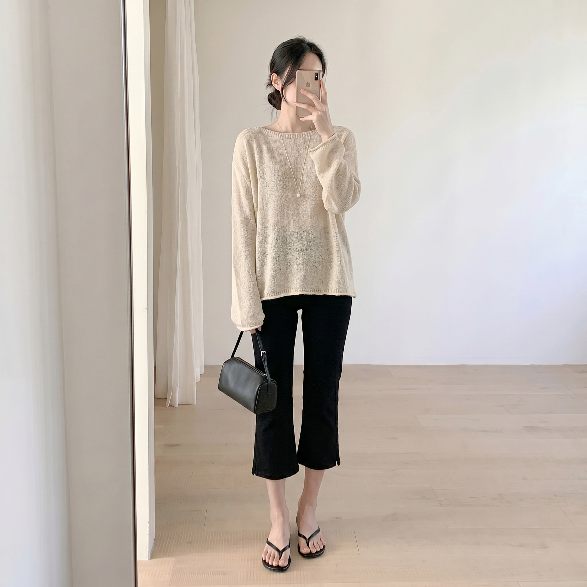 카프리팬츠 카프리바지 바이커팬츠 5부바지 - 상세 이미지 3