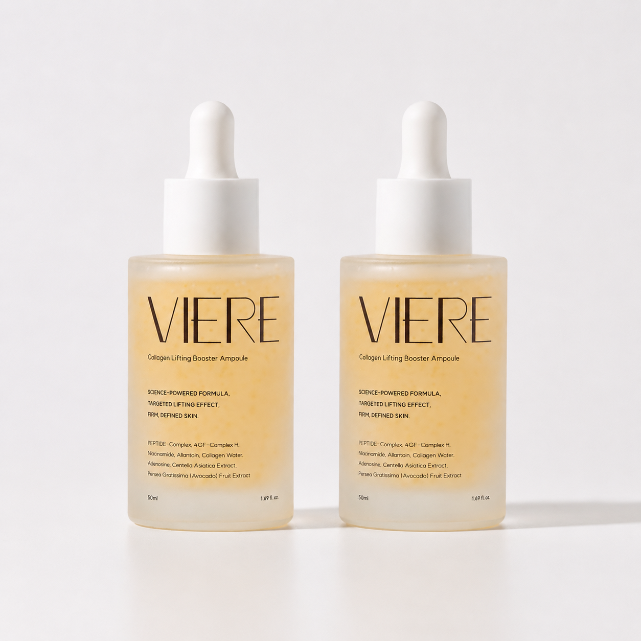 비에르 비타민 EGF 콜라겐 리프팅 부스터 탄력 미백 화잘먹 저자극 앰플 50ml, 2개 - 상품 이미지