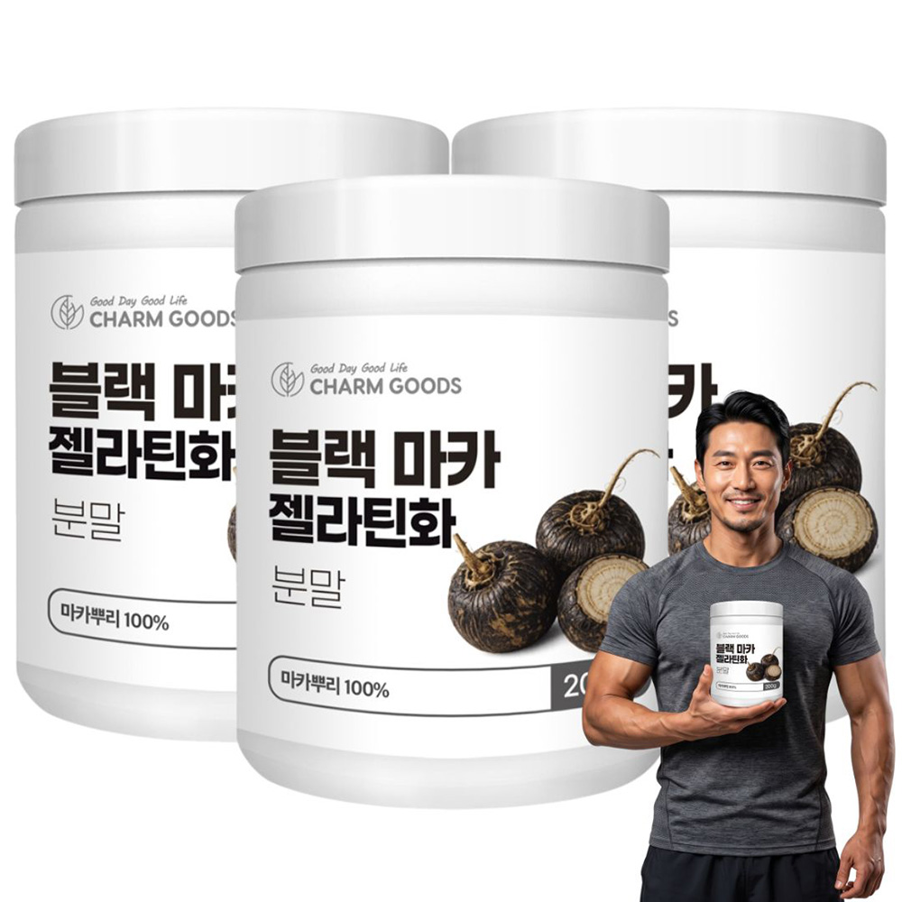 블랙 마카 가루 효능 페루 블랙 마카분말 600g, 1개 - 상품 이미지