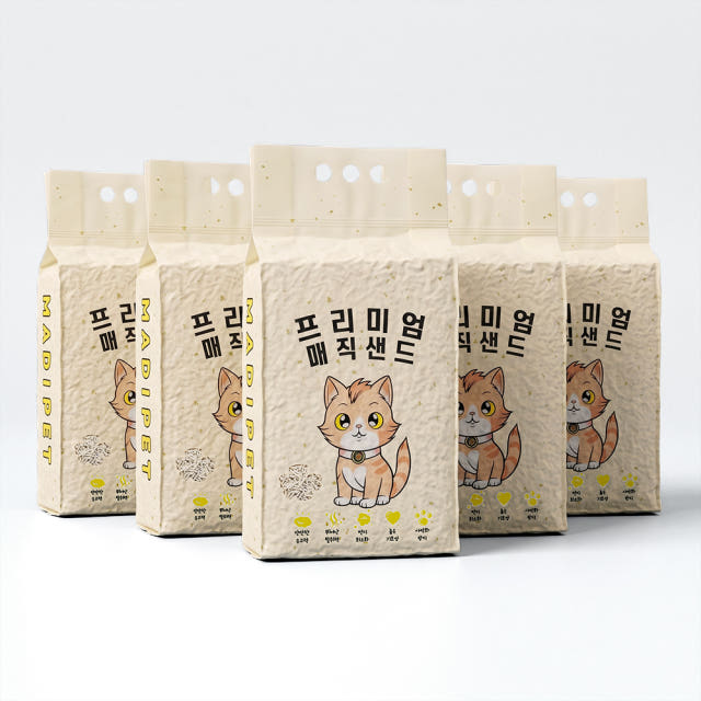 메디펫 고양이 프리미엄 두부 모래 2.8kg X 5개 14kg