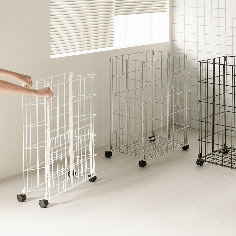 접이식 대용량 빨래바구니 이동식 틈새 빨래통 세탁물 세탁 바구니 - 상세 이미지 5