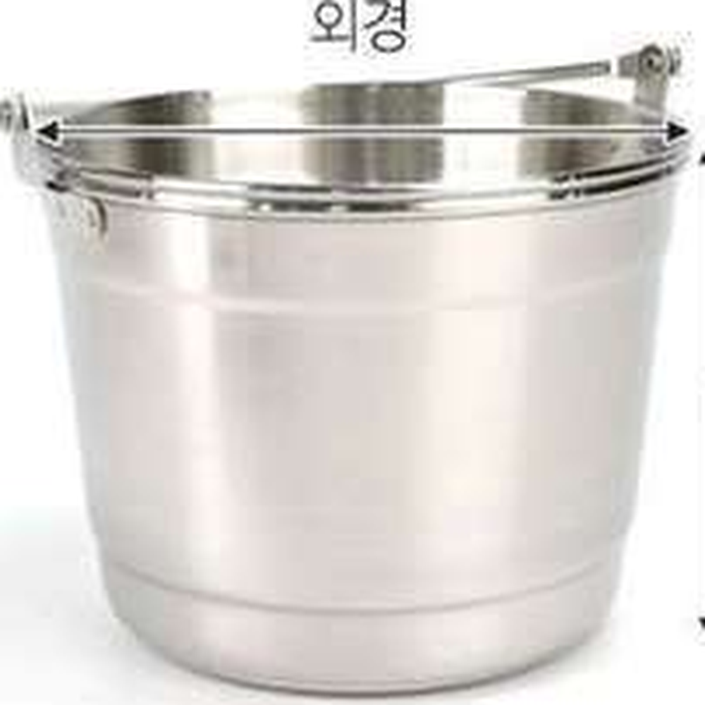 위생적인업소용깍두기통 대용량식당용얼음맥주통 손잡이형영업용아이스버켓 왕대(뚜껑 미포함) - 상세 이미지 3