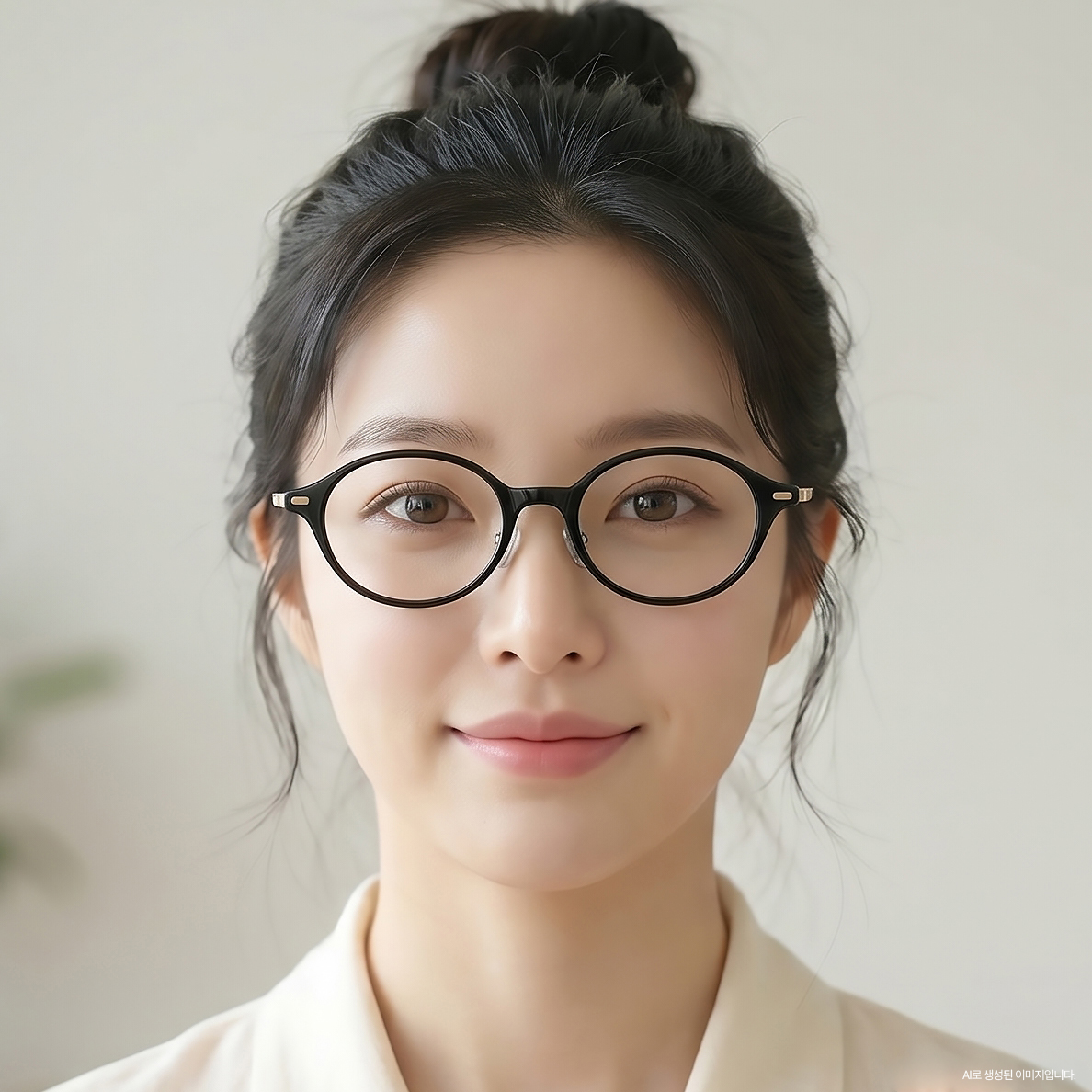 블루라이트차단안경 긱시크 가벼운 티타늄안경테 호피 얇은 투명뿔테안경 오벌형 - 상세 이미지 4