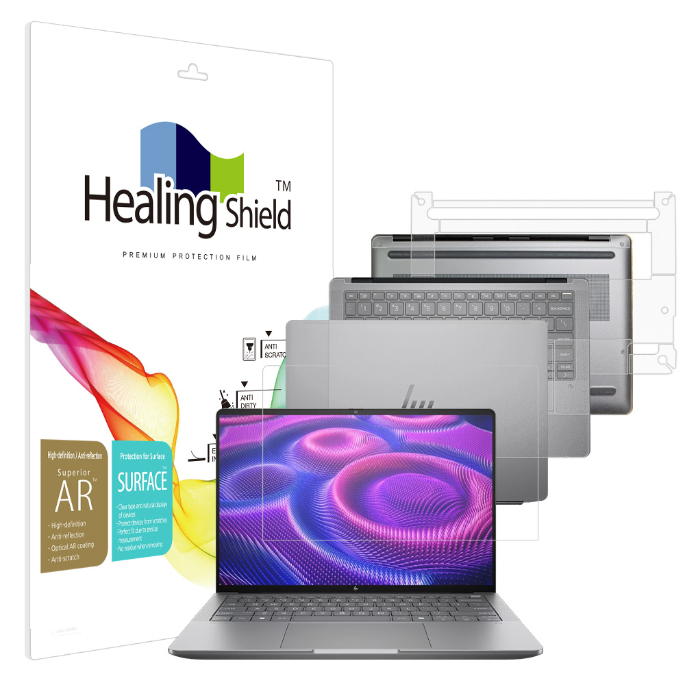 HP Z북 울트라 G1A 14 논터치형 AR 고화질 액정보호필름1매 외부3종 - 상품 이미지