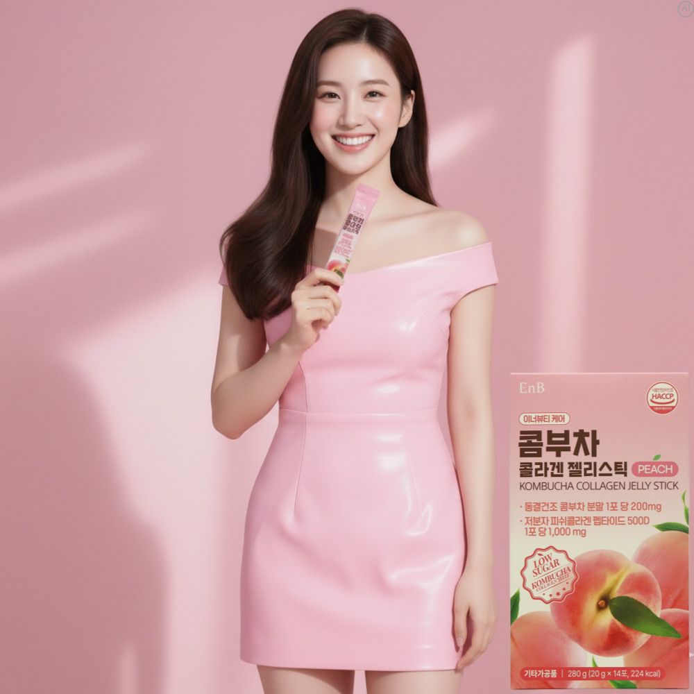 콜라겐 콤부차효능 젤리 카페인 콤부차복승아 - 상세 이미지 5