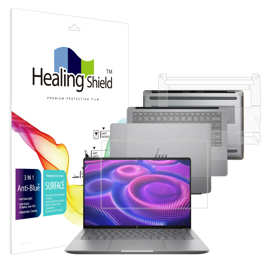 HP Z북 울트라 G1A 14 논터치형 블루라이트차단 액정보호필름1매 외부3종 - 상품 이미지