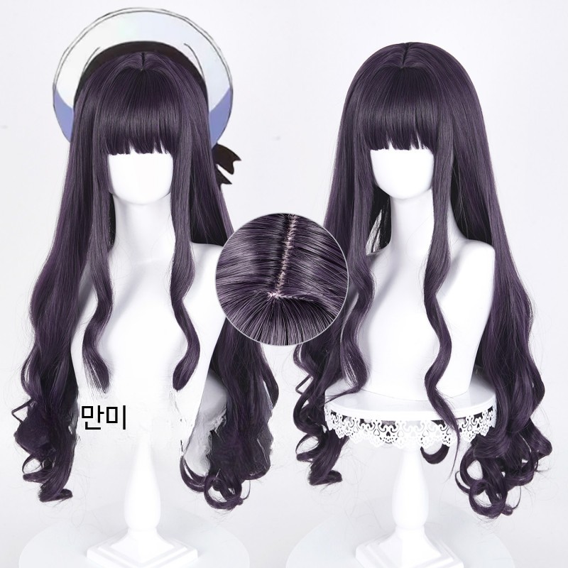 신지수 가발 코스프레 카드캡터 체리 코스튬 소품 행사 촬영 - 상품 이미지