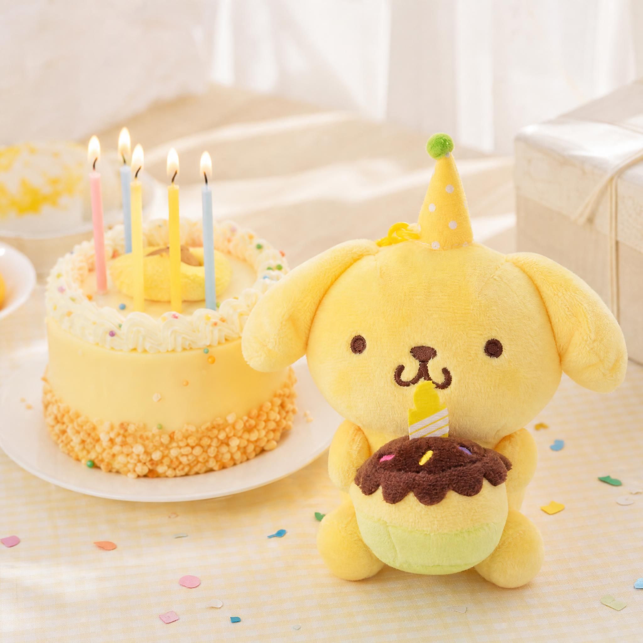 산리오 마이멜로디인형 생일축하 소형 가방고리 키링 이미지 8