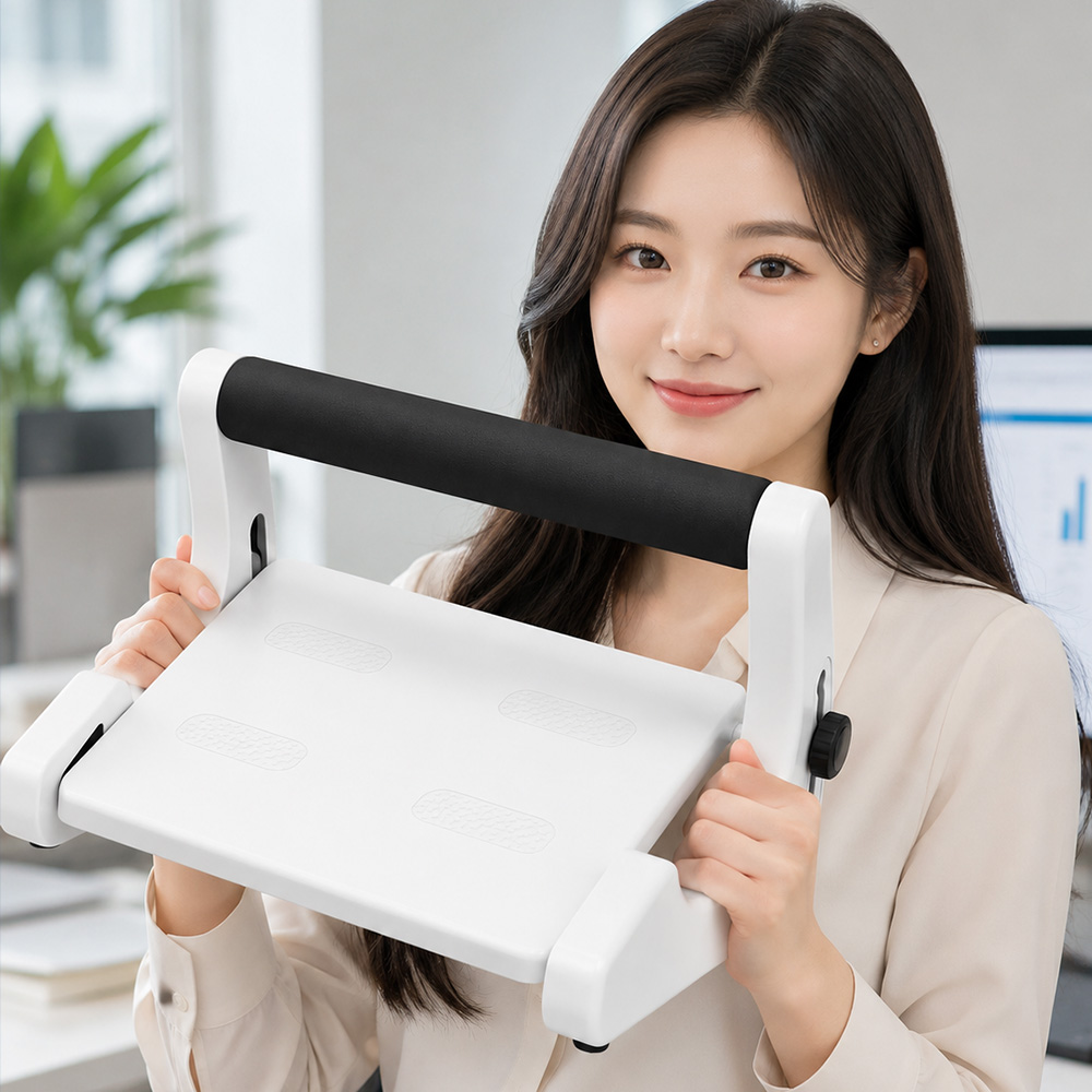 레그온 발받침대 사무실 책상 발판 컴퓨터 2단 발받침 다리받침대 거치대 풋레스트 상품 이미지