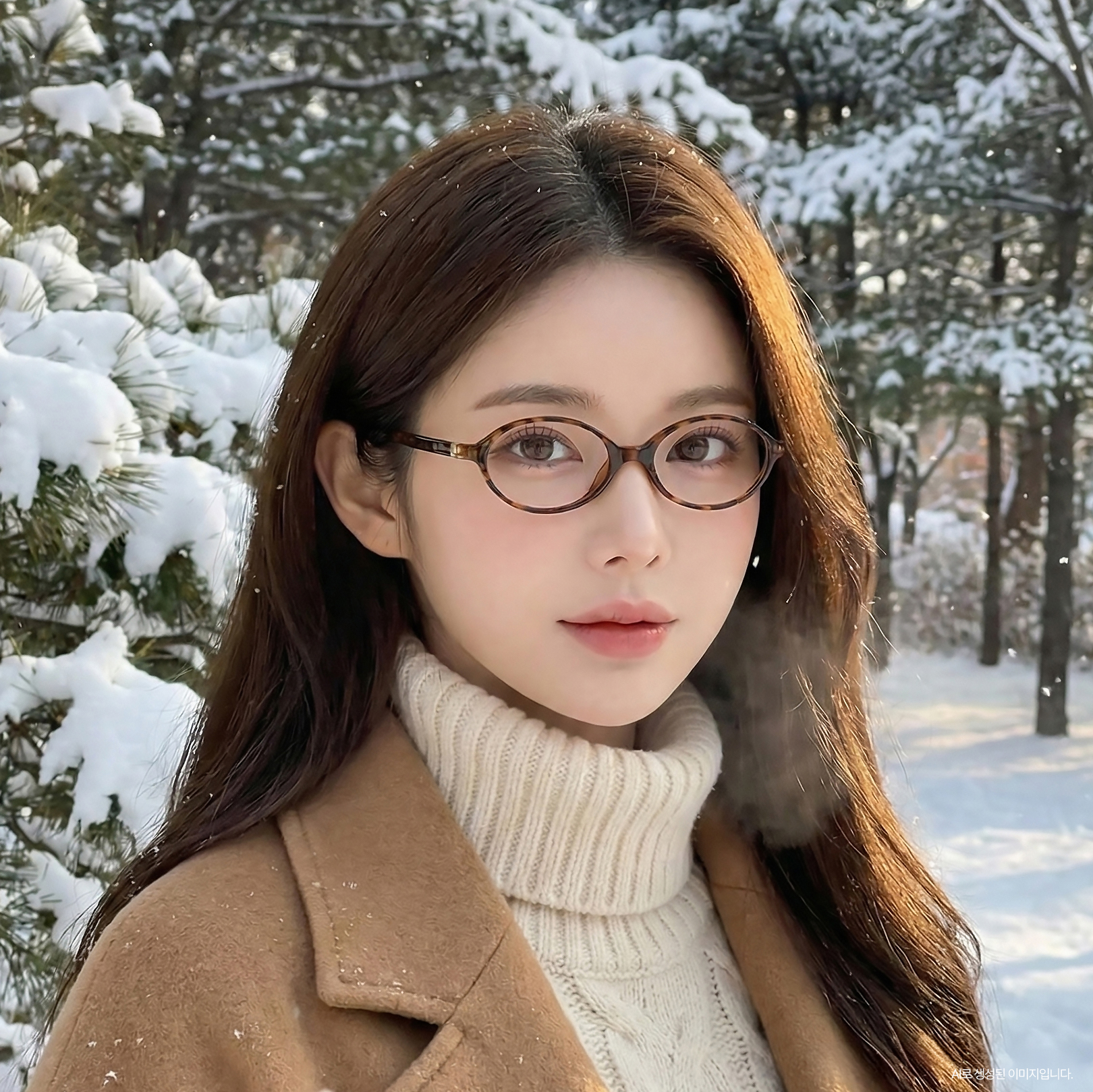 긱시크안경 블루라이트차단 오벌형 얇은 뿔테안경 호피 노안 가벼운 여자안경테 상품 이미지