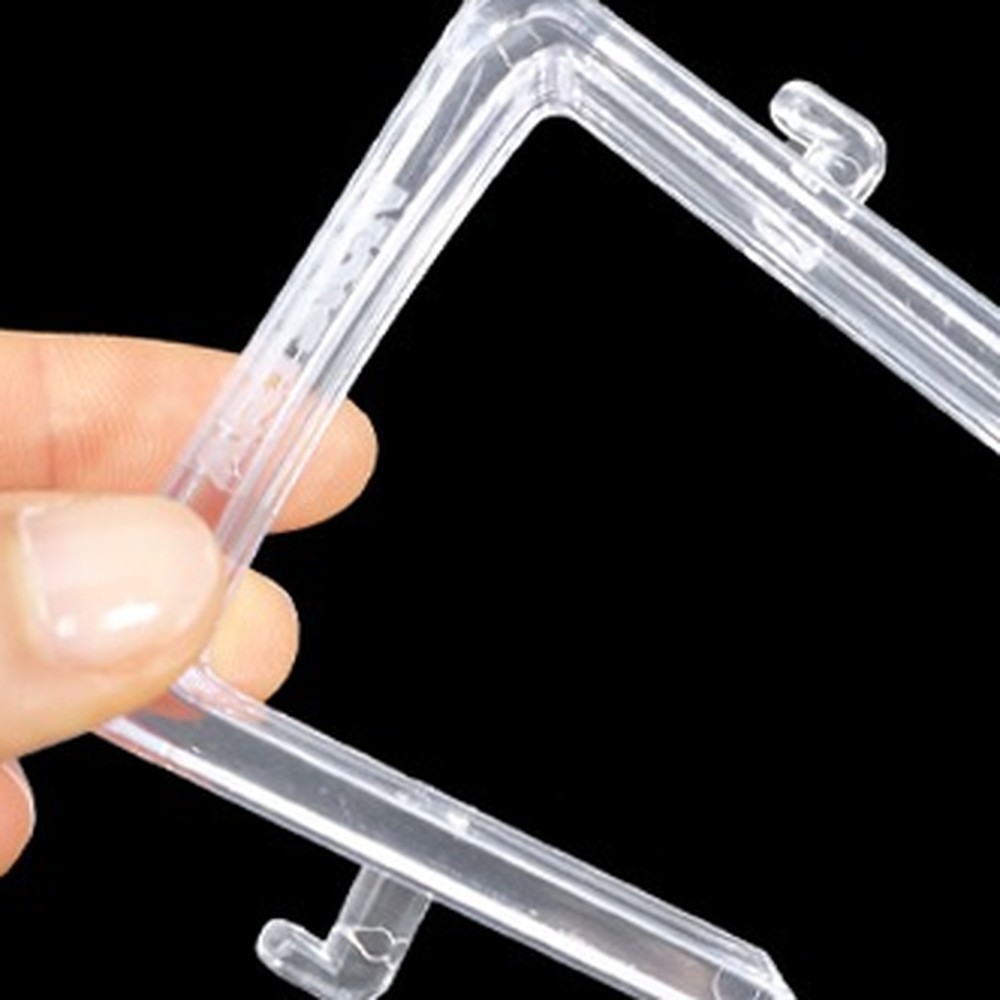 사무용품정리칸막이수납함 넉넉한사이즈문구보관파티션케이스 투명디자인파티션정리함 45mm - 상품 이미지