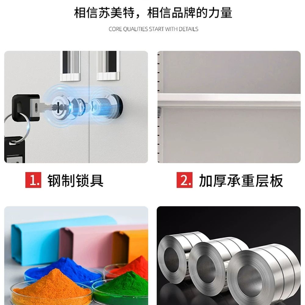 대형 서랍 서류보관함 회사 보관 문서 서류함 캐비닛 파 A. 서류 보관함, A. 1.1mm - 상세 이미지 4
