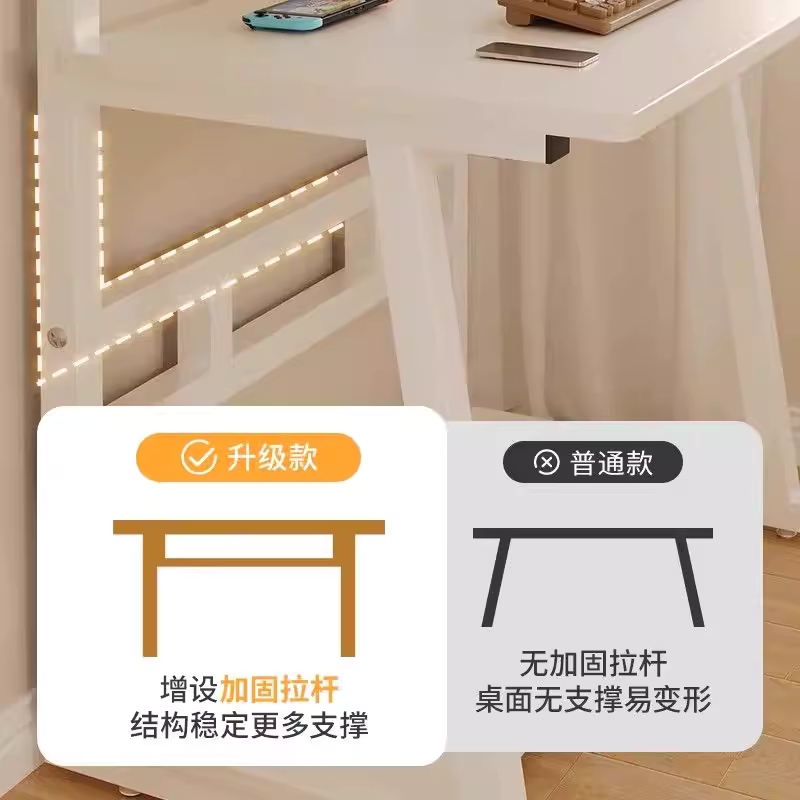 1인용 컴퓨터 테이블 데스크탑 원룸 노트북 소형 책상 60X55X83 - 상세 이미지 4