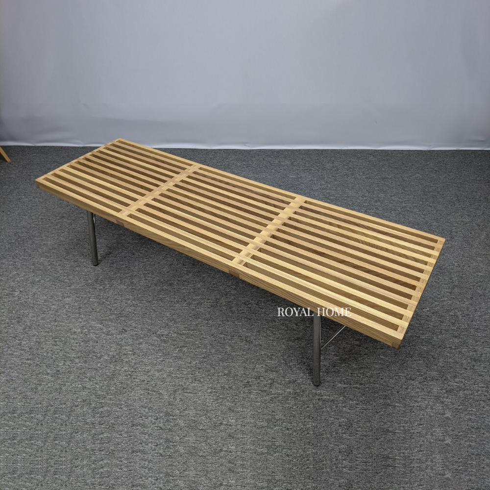 조지넬슨 플랫폼 Platform 벤치 테라스 주방 식탁 의자 거실테이블 152cm - 상세 이미지 4