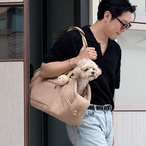 베이글 코지백 쿠션가방 강아지이동가방 강아지캐리어 - 상세 이미지 5