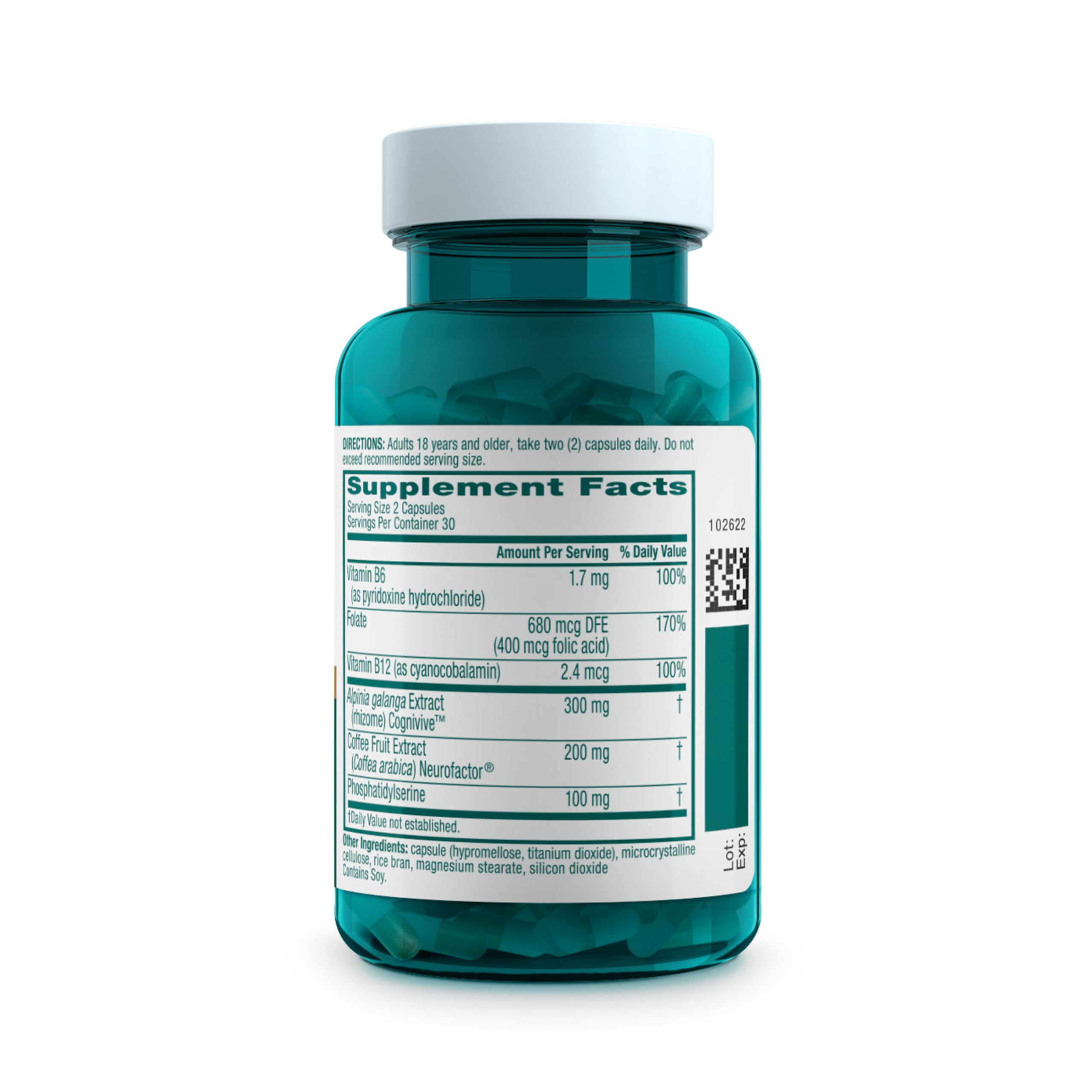 NEURIVA 울트라 포스티딜세린 PS 100mg 뉴로팩터 60캡슐, 1개 - 상세 이미지 3
