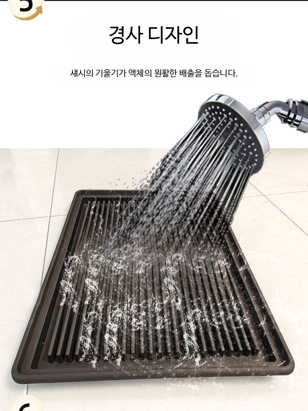애견 잔디배변판 패드 강아지 대형견 인조잔디 중형견 소변물 차단판 포함+잔디 1개+급수관 - 상세 이미지 3