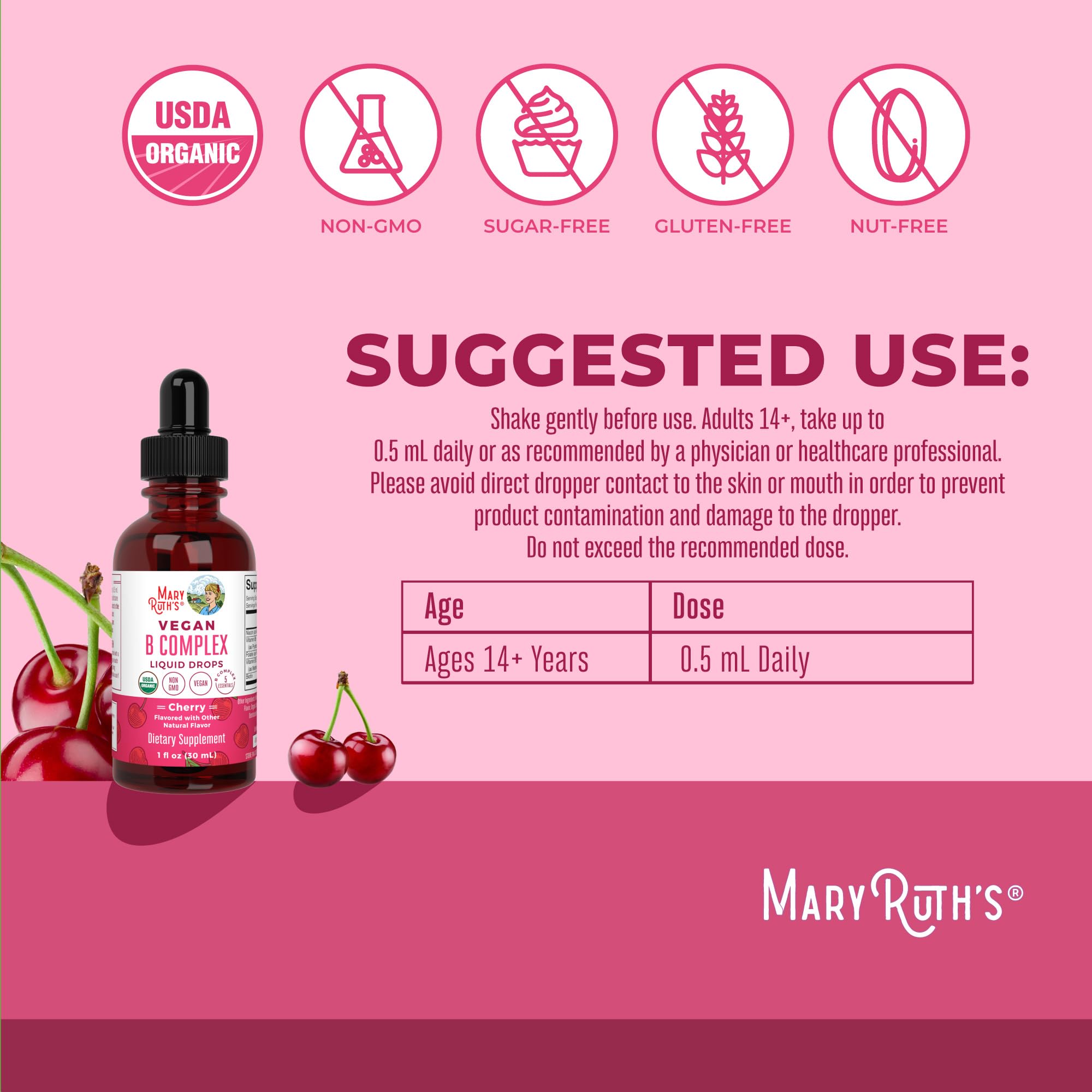 마시는비타민B 리퀴드 드롭스 비타민B12 1500 mcg B6 비오틴 이미지 8