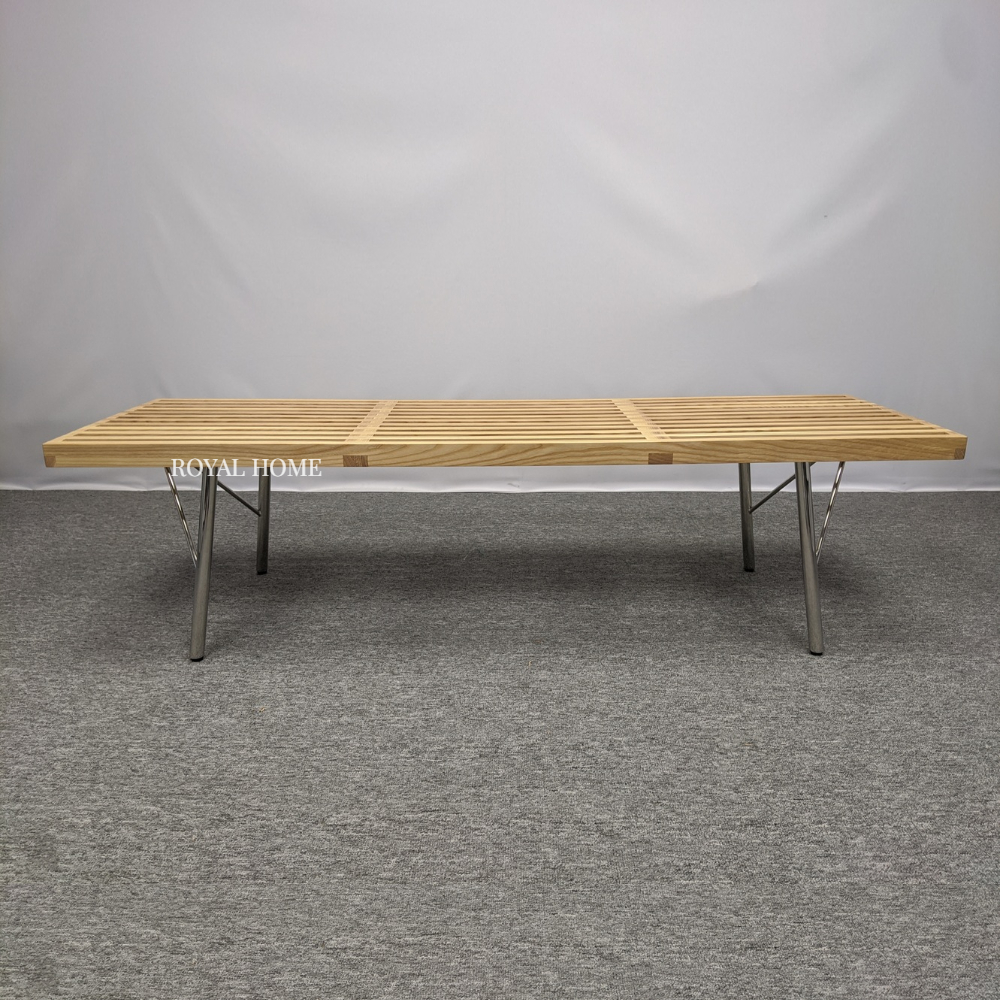 조지넬슨 플랫폼 Platform 벤치 테라스 주방 식탁 의자 거실테이블 152cm - 상세 이미지 2