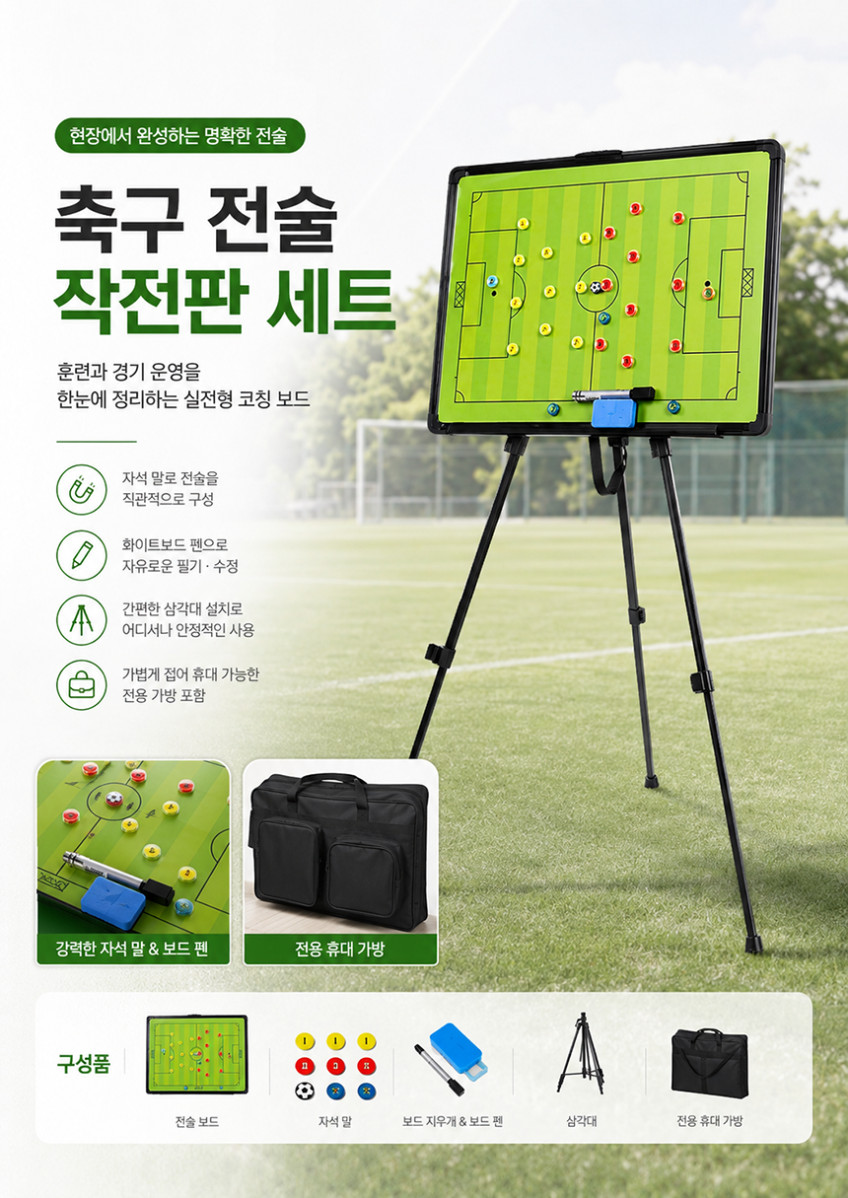 축구 작전판 전술판 풋살 축구판 판매처 상세 정보 이미지 3