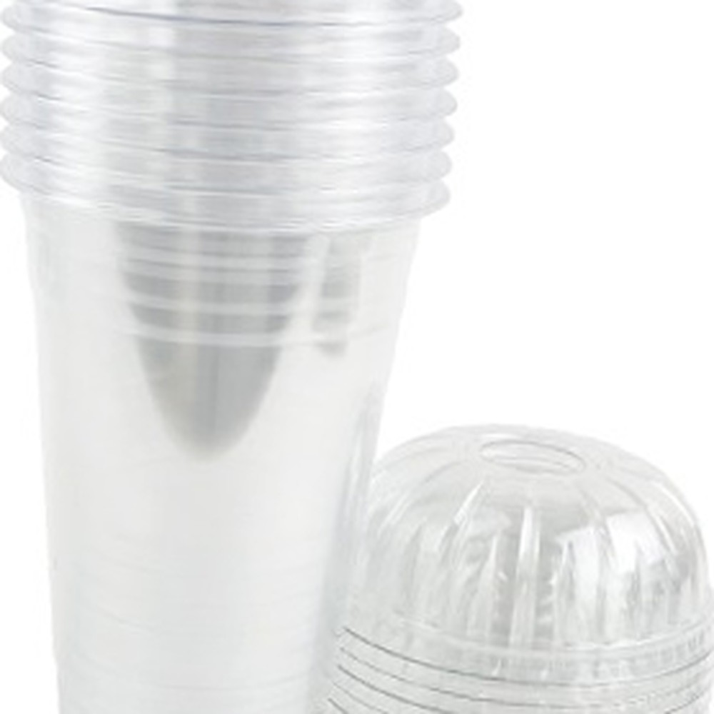 투명PET카페용투명컵 음료컵배달용일회용컵 튼튼한내구성업소용아이스컵 10P 410ml - 상품 이미지
