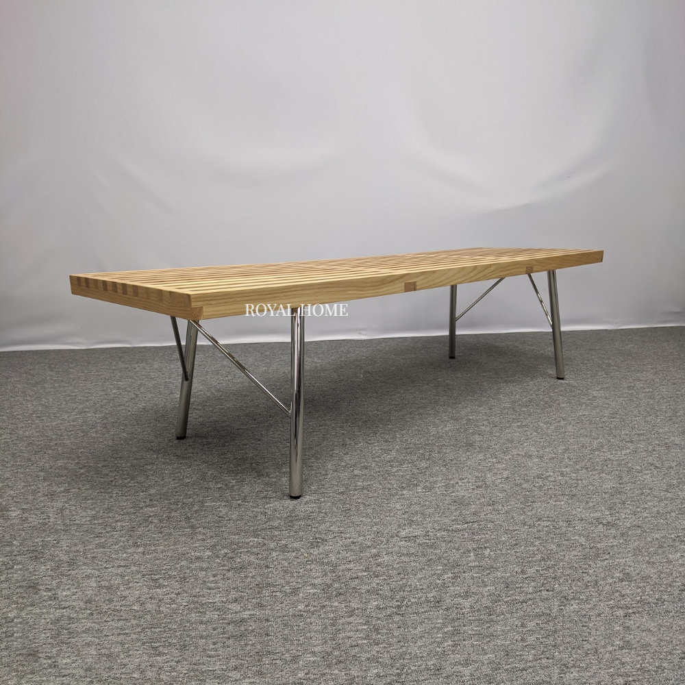 조지넬슨 플랫폼 Platform 벤치 테라스 주방 식탁 의자 거실테이블 152cm - 상품 이미지