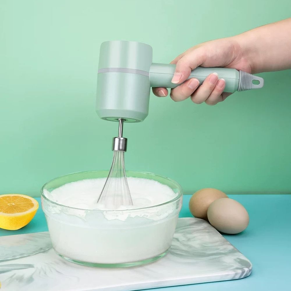 무선 전동 거품기 충전식 만들기용 계란 핸드믹서 A. 업그레이드 패키지 Girl s Pink Egg Beater Cream Bra 충전 케이블 - 상세 이미지 2