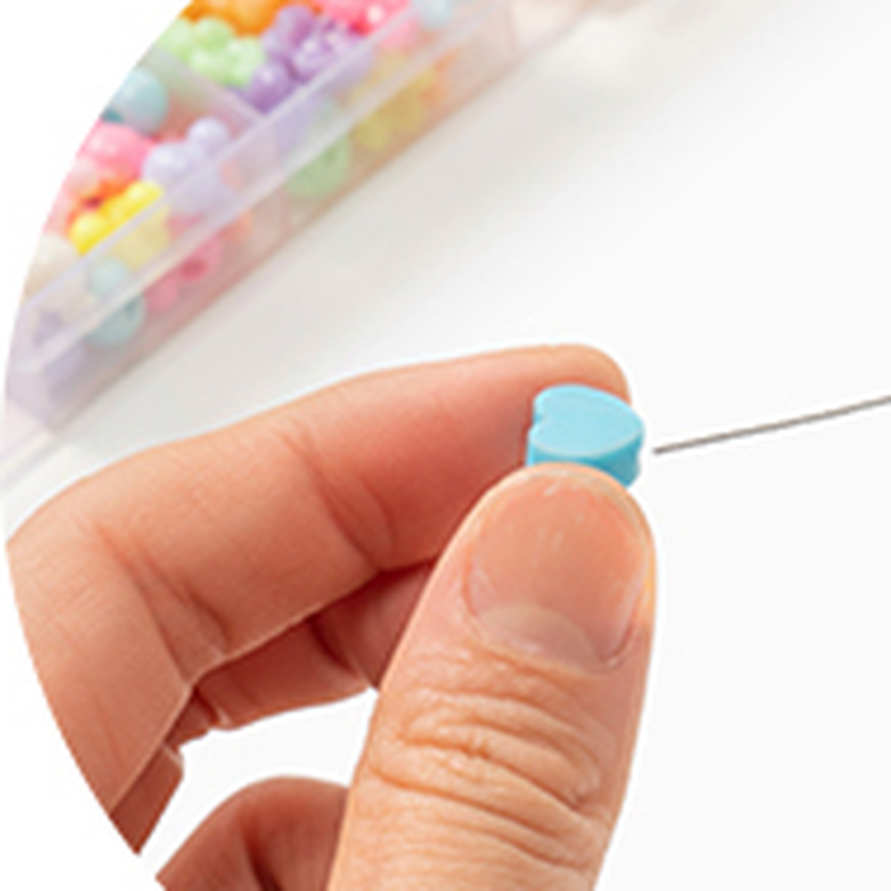 비즈공예용 구슬끼우기 비즈바늘 비딩바늘 5종 0.7mm - 상세 이미지 3